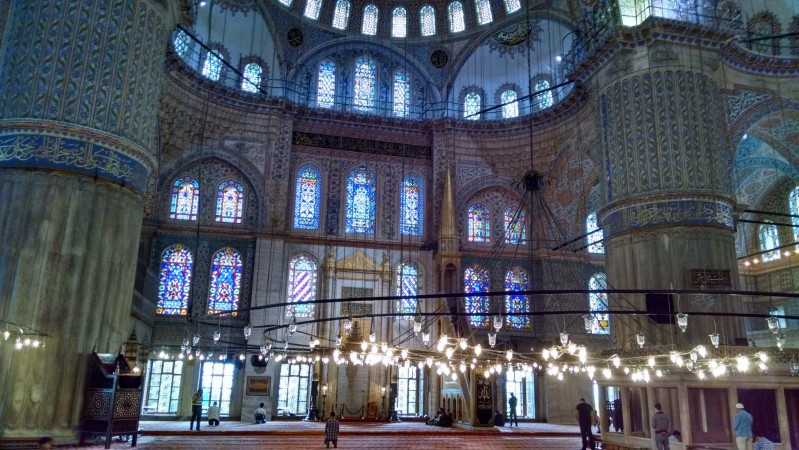 mesquita azul - interior (arquivo pessoal)