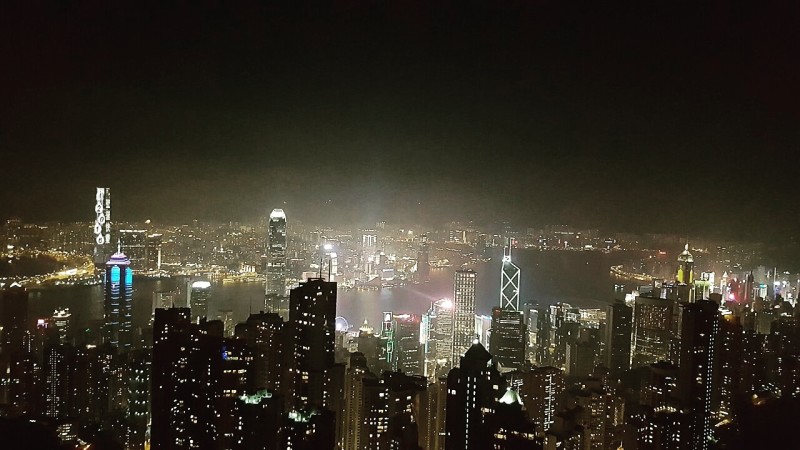 Vista dos Arranha-céus - Hong Kong